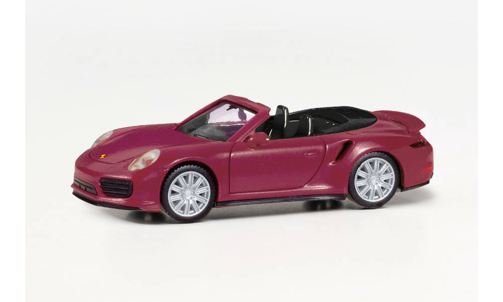 herpa Cars&Trucks 1/87 ポルシェ 911 ターボ カブリオレ ルビーレッドメタリック