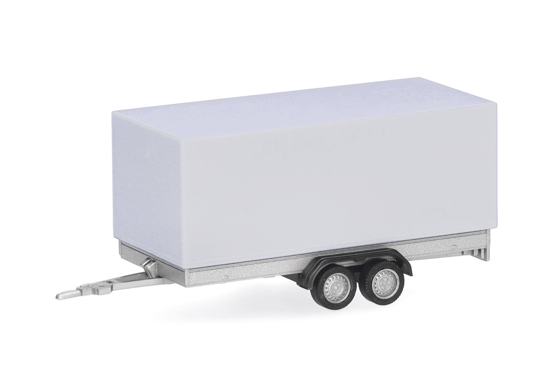 [予約]herpa Cars&Trucks 1/87 (プラスチック製) 乗用車用キャンバストレーラー 2軸 ホワイト