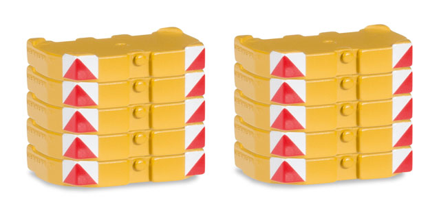 herpa Cars&Trucks 1/87 リープヘル クローラークレーン LR 1600/2 バラスウェイト (10 pieces)