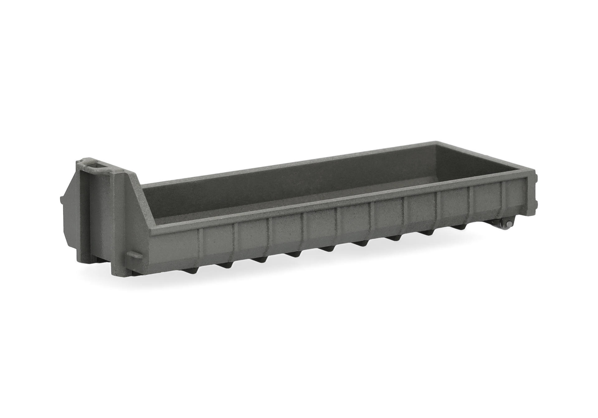[予約]herpa Cars&Trucks 1/87 (プラスチック製) フラットロールオフコンテナ グレー (2個)