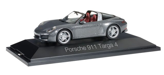 herpa Cars&Trucks 1/43 ポルシェ 911タルガ 4 グレーメタリック