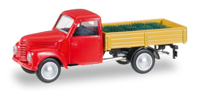 herpa Cars&Trucks 1/87 Framo 901/2 キャンバストレーラー ビールケース運搬車