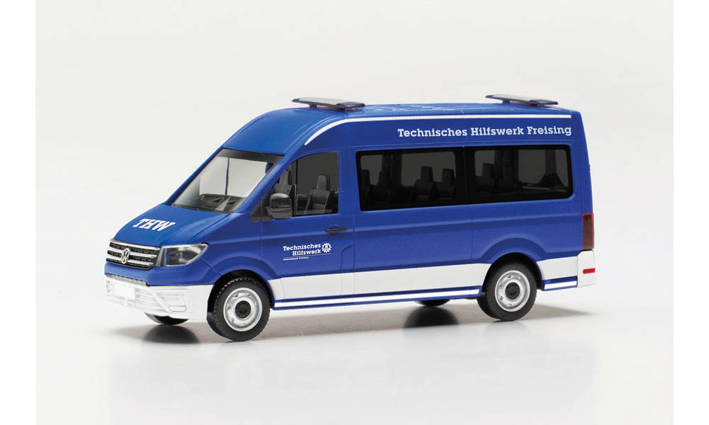 herpa Cars&Trucks 1/87 VW クラフターハイルーフ バス “MTW Jugend THW Freising”