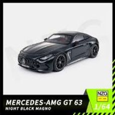 [予約]NZG 1/64 (ダイキャスト製) メルセデス AMG GT 63 ナイト・ブラック・マグノ