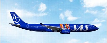 [予約]フェニックス 1/400 (ダイキャスト製) A330-300 SAS Celebrating 80 years LN-RKR