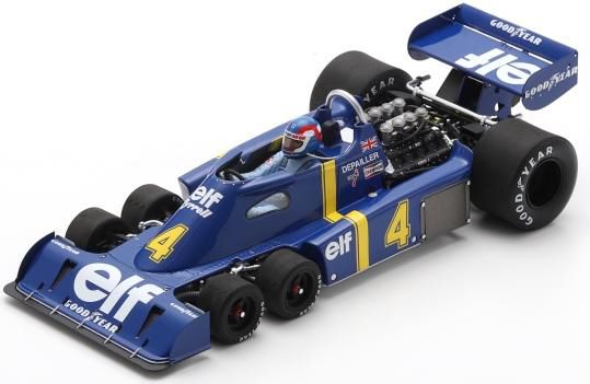 [予約]Spark(スパーク) 1/18 (レジン製) Tyrrell P34 No.4 2nd Sweden GP 1976 Patrick Depailler