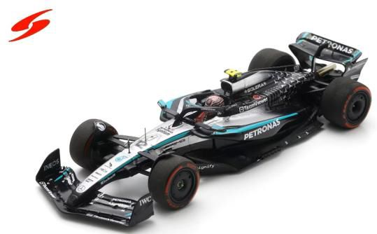 1:18 - Spark spark Mercedes-AMG 1/18 ミニカー Mercedes-AMG 2025 Hamilton Lewis No.44 W15 Petronas ミニカー