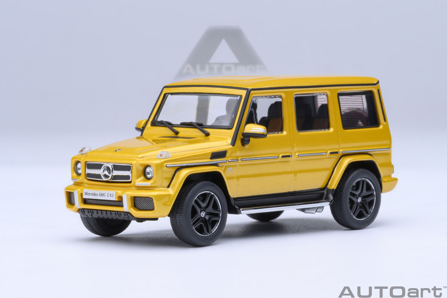 [予約]AUTOart(オートアート) コンポジットダイキャストモデル 1/64 (ダイキャスト製) メルセデス・AMG G 63 2017 （イエロー）