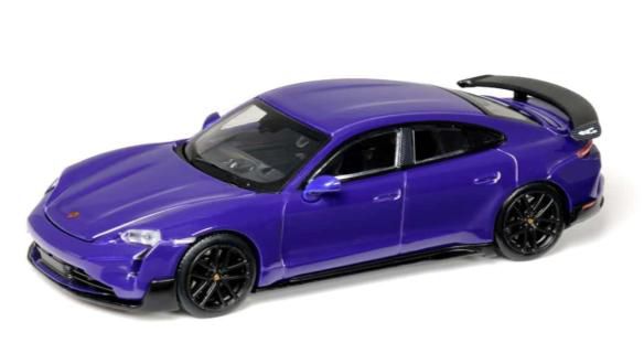 Trends Hobby 1/64 (ダイキャスト製) Porsche Taycan Turbo GT パープル