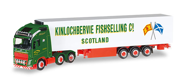 herpa Cars&Trucks 1/87 ボルボ FH Gl. XL 6x2冷蔵ボックス "Kinlochbervie"