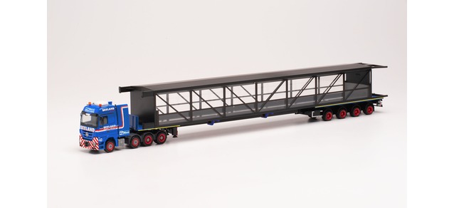 herpa Cars&Trucks 1/87 メルセデスベンツ アクトロス LH heavy load articulated lorry with bridge “Seeland Transporte／Miniaturwunderland”