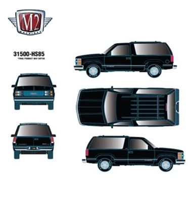 [予約]M2 Machines 1/64 (ダイキャスト製) 1996 GMC Yukon SLE