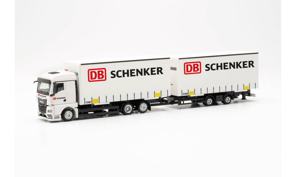herpa Cars&Trucks 1/87 MAN TGX GM volume change tarpaulin トレーラー “DB Schenker”