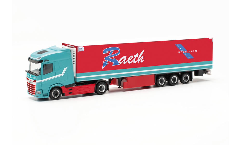 herpa Cars&Trucks 1/87 DAF XG 冷蔵ボックス セミトレーラー "Raeth"
