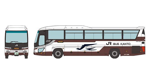 [予約]トミーテック 1/150 (プラスチック製) バスコレで行こう２６　草津温泉　ジェイアールバス関東　スパ・ブラウン