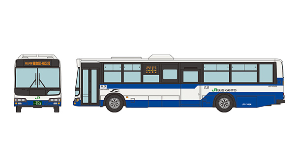 [予約]トミーテック 1/150 (プラスチック製) バスコレ走行システム基本セットC1 ＜日野ブルーリボンシティ ジェイアールバス関東白棚線仕様＞