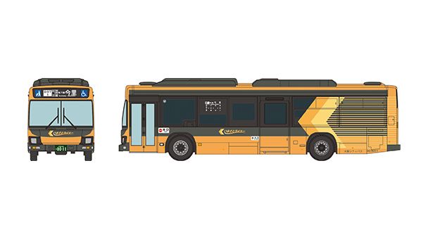 [予約]トミーテック 1/150 (プラスチック製) バスコレ走行システム基本セットＡ６　＜日野ブルーリボン　ハイブリッドＯｓａｋａＭｅｔｒｏいまざとライナーＢＲＴ仕様＞