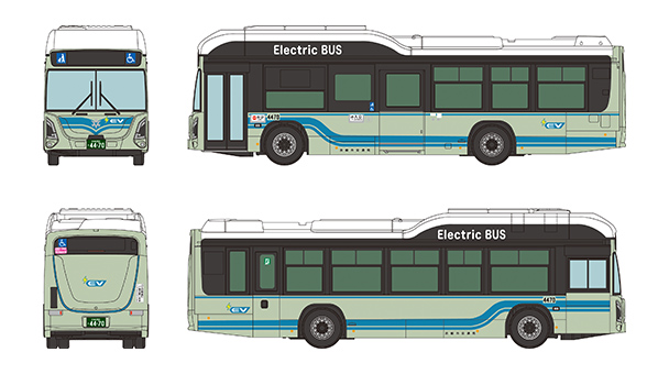 [予約]トミーテック 1/150 (プラスチック製) ザ・バスコレクション 京都市交通局 いすゞ エルガＥＶデビュー記念