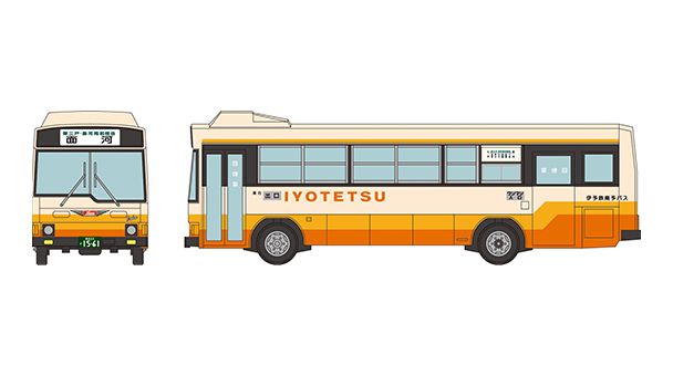 [予約]トミーテック 1/150 (プラスチック製) ザ・バスコレクション　伊予鉄南予バス　日野レインボーＲＪ