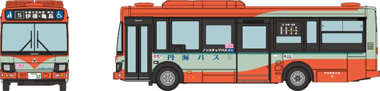[予約]トミーテック 1/150 (プラスチック製) バスコレで行こう２７　天橋立・伊根の舟屋　丹後海陸交通