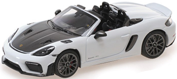 [予約]MINICHAMPS(ミニチャンプス)1/43(ダイキャスト製)ポルシェ スパイダー RS 2023 ホワイト/ヴァイザッハパッケージ ※再受注