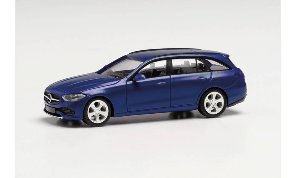herpa Cars&Trucks 1/87 メルセデスベンツ Cクラス Tモデル キャンバスブルーメタリック