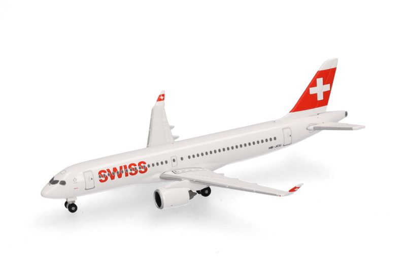 herpa wings 1/500 (ダイキャスト製) A220-300 スイスインターナショナルエアラインズ “Davos” HB-JCU