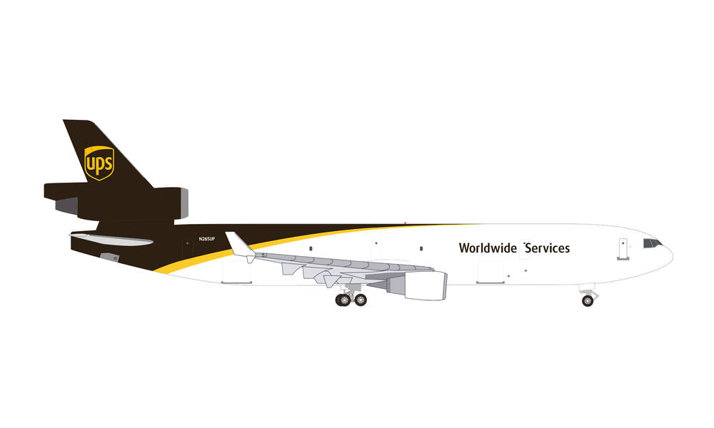 herpa wings 1/500 (ダイキャスト製) MD-11F UPS航空 N265UP