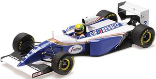 MINICHAMPS(ミニチャンプス) 1/64 (ダイキャスト製) ウィリアムズ ルノー FW16 アイルトン・セナ サンマリノGP 1994