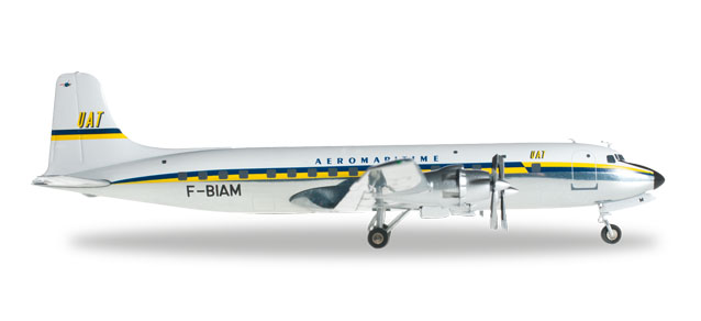 herpa wings 1/200 DC-6B UAT航空 後期塗装 F-BIAM