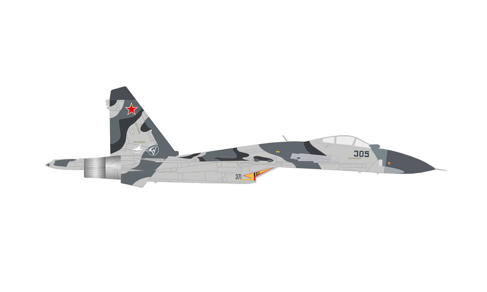 herpa wings 1/200 Su-27SM デモンストレイター #305 ブラック