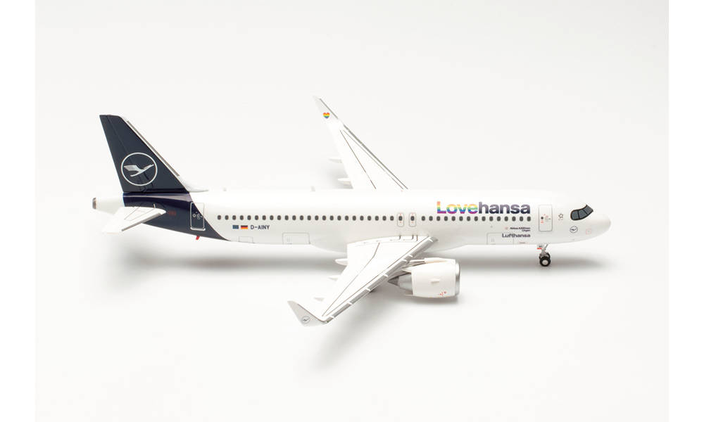 herpa wings 1/200 A320neo ルフトハンザ航空 “Lovehansa