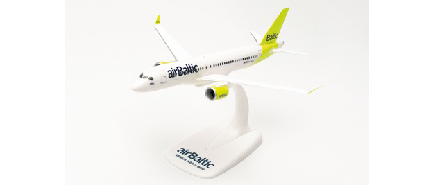 herpa wings 1/200 (プラスチック製) A220-300 エア・バルティック YL-AAZ ※スナップフィット