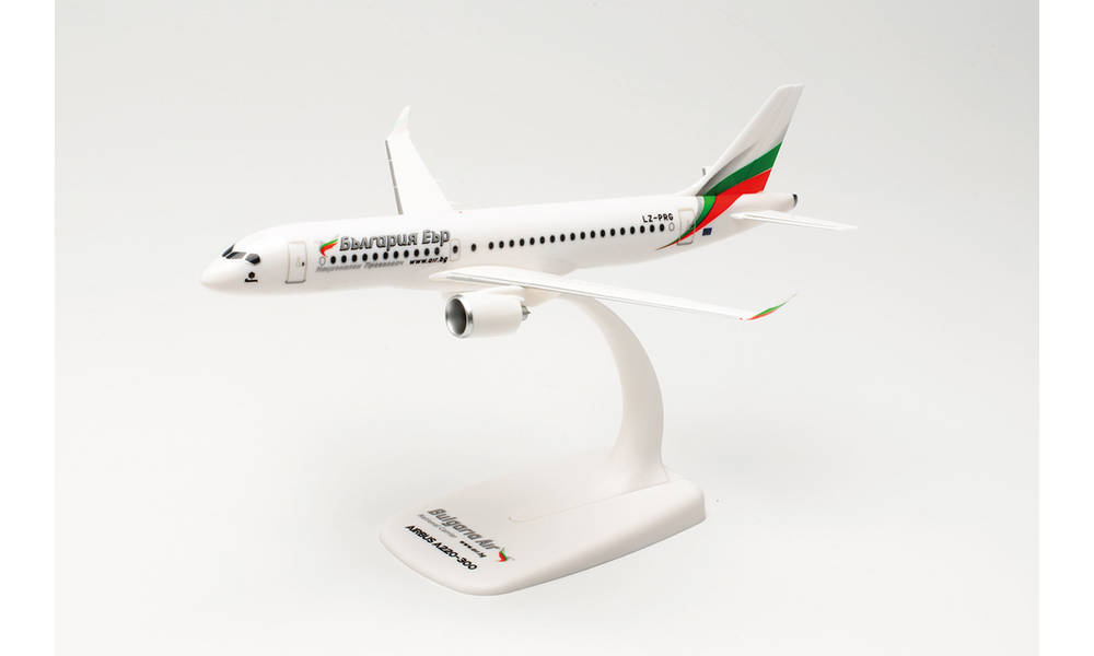 herpa wings 1/200 (プラスチック製) A220-300 ブルガリア航空 LZ-PRG ※スナップフィット