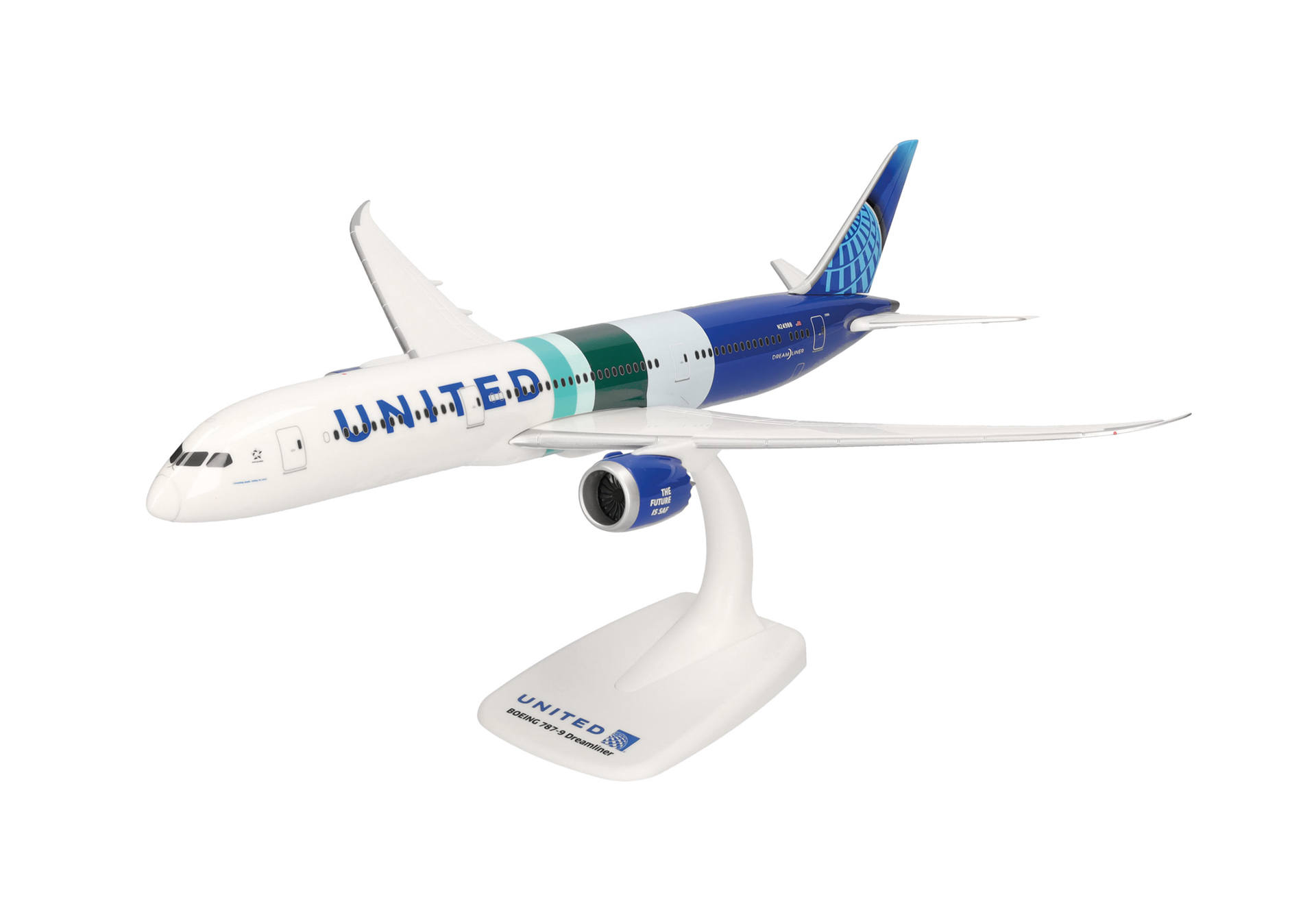 [予約]herpa wings 1/200 (プラスチック製) 787-9 ユナイテッド航空"The Future is SAF" N24988 ※スナップフィット