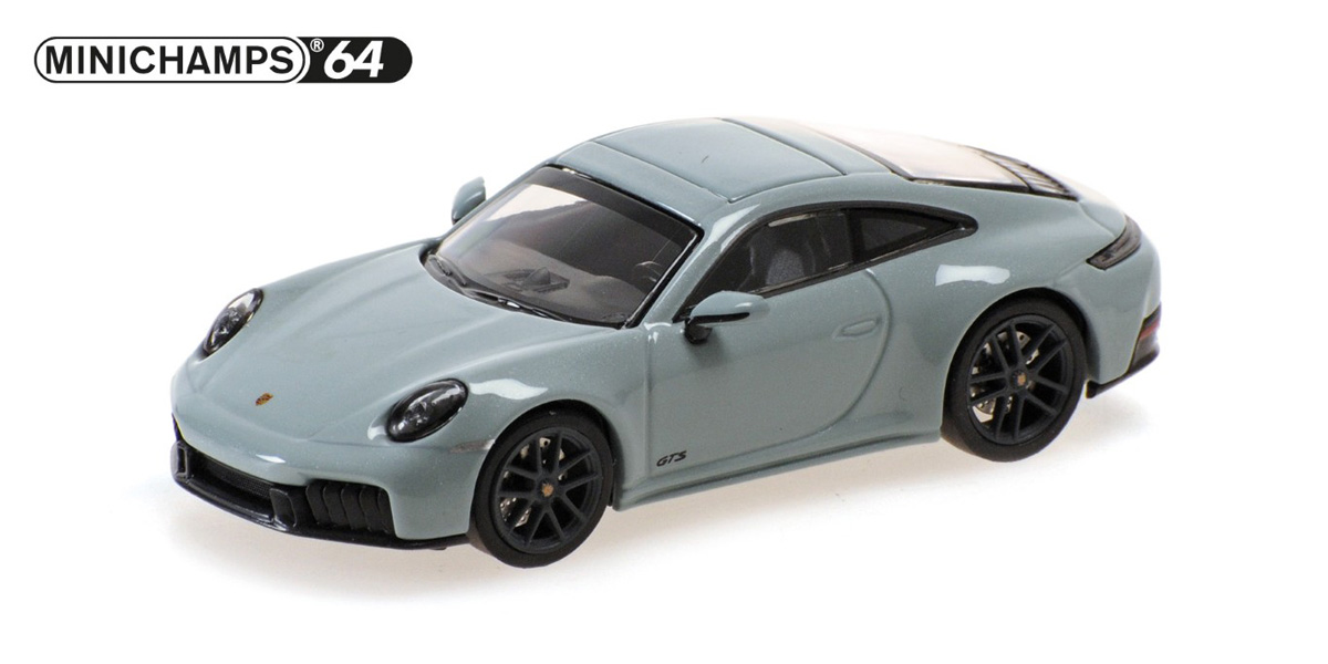 [予約]MINICHAMPS64(ミニチャンプス64) 1/64 (ダイキャスト製) ポルシェ 911 (992.2) カレラ GTS 2025 グリーンメタリック