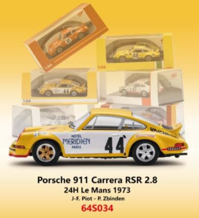 Spark(スパーク) 1/64 (ダイキャスト製) Porsche 911 Carrera RSR 2.8