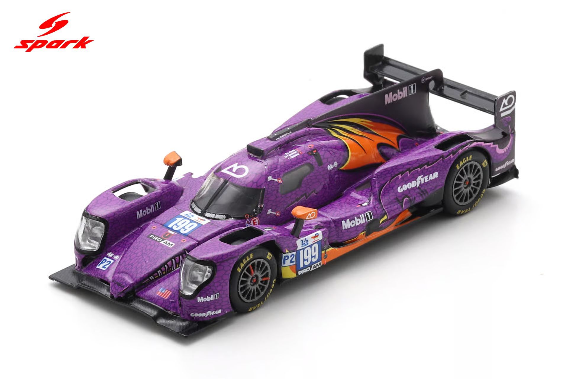 Spark(スパーク) 1/64 (ダイキャスト製) Oreca 07／Gibson No.199 AO BY TF 3rd LMP2 class Le Mans 24H 2025 PJ.Hyett／D.Camron／L.Deletraz