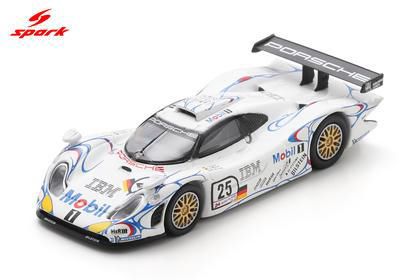 [予約]Spark(スパーク) 1/64 (ダイキャスト製) Porsche 911 GT1 No.25 2nd Le Mans 24H 1998 B. Wollek／J. Muller／U. Alzen
