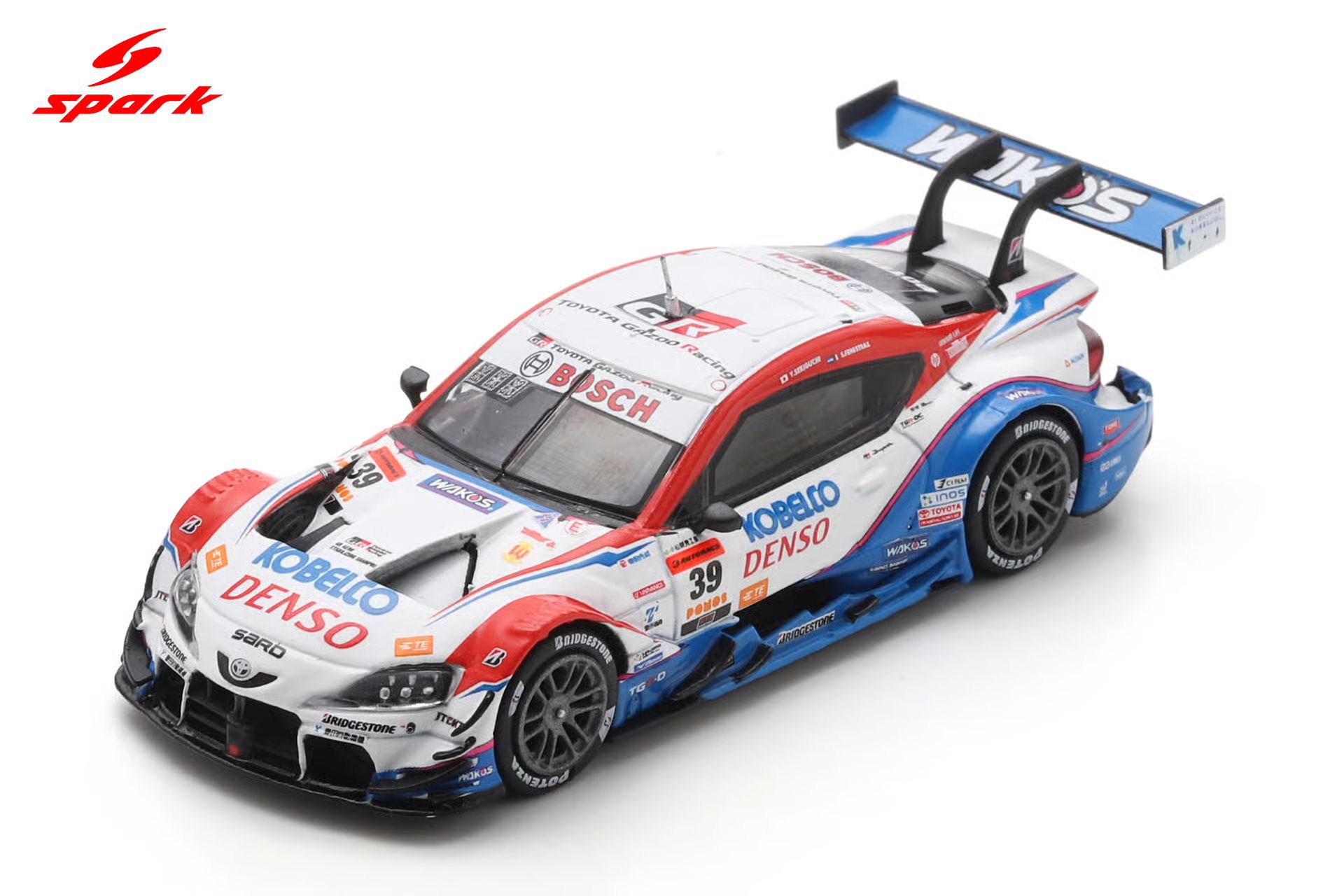 Spark(スパーク) 1/64 (ダイキャスト製) DENSO KOBELCO SARD GR Supra TGR TEAM SARD No.39 GT500 SUPER GT 2025 Y.Sekiguchi／S.Fenestraz