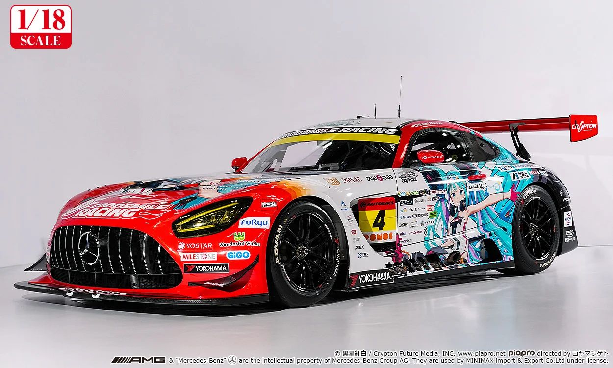 [予約]グッドスマイルレーシング 1/18 (レジン製) グッドスマイル 初音ミク AMG 2026 開幕戦Ver.