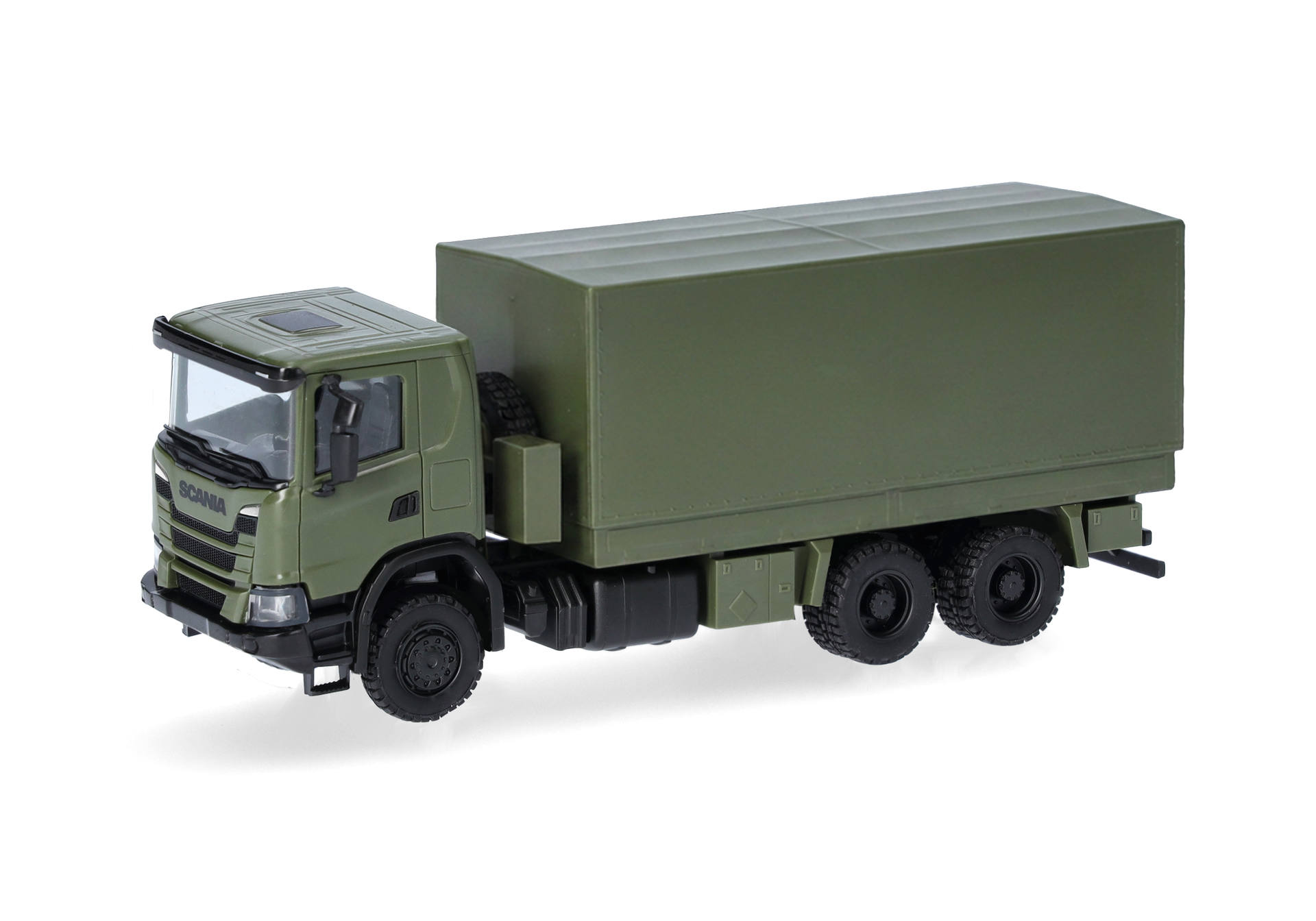 [予約]herpa Cars&Trucks 1/87 (プラスチック製) スカニア XT17 プラットフォーム トラック 6x6 未塗装