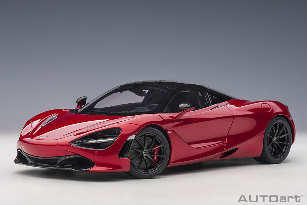 AUTOart (オートアート) コンポジットダイキャストモデル 1/18 (ダイキャスト製) マクラーレン 720S （メタリック・レッド）