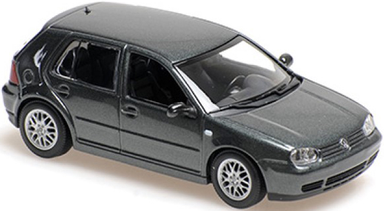[予約]MAXICHAMPS(マキシチャンプス) 1/43 (ダイキャスト製) フォルクスワーゲン ゴルフ IV 1999 グレーメタリック ※再受注