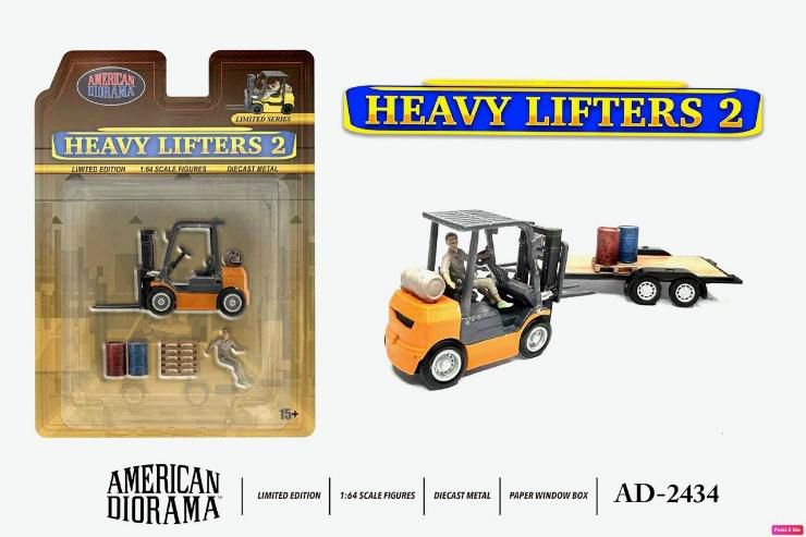 キイロイトリムービー　ジオラマセット　4個セット 未使用 未開封　美品 アメリカンジオラマ 1/64 (ダイキャスト製) フィギュア ヘビー