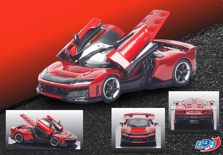 [予約]ALMOST REAL 1/64 (ダイキャスト製) Ferrari F80 Rosso Supercar
