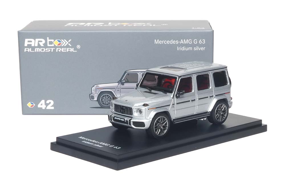 [予約]ALMOST REAL 1/64 (ダイキャスト製) Mercedes-AMG G 63  2019 イリジウムシルバー