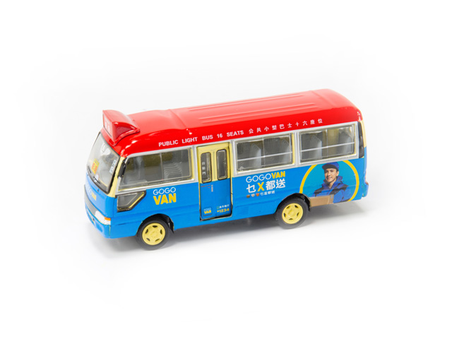 TINY（タイニー） Tiny City トヨタ コースター ミニバス レッド GOGOVAN