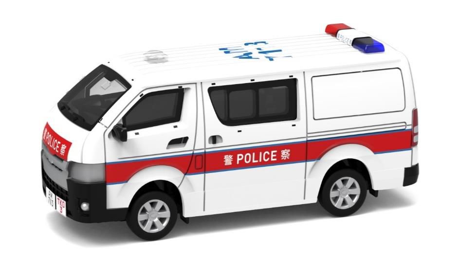 TINY（タイニー） Tiny City No.02 トヨタ ハイエース シルバーホイール (AM7113)