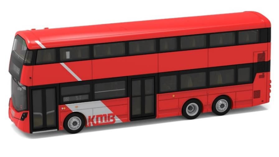TINY（タイニー） Tiny City KMB ボルボ B8L WRIGHT (680) ディーラー限定 （ATC65408-Wから品番変更）